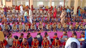 Historical event completed in Malpura: Mass Kanya Pujan program of 1100 girls