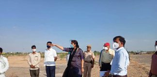 District Collector inspected the spot after reaching Lava