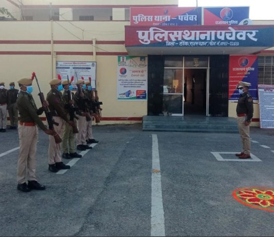 District Superintendent of Police Tripathi inspected the police stations of the circle area