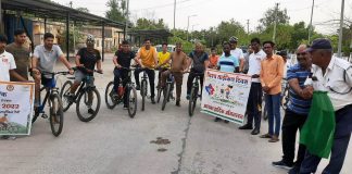 11 km cycle rally organized on World Cycle Day
