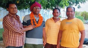 Suresh Sharma became the president of the Block Physical Teachers Association, unanimously nominated