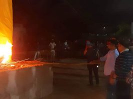 Administration burnt Ravana, grand fireworks